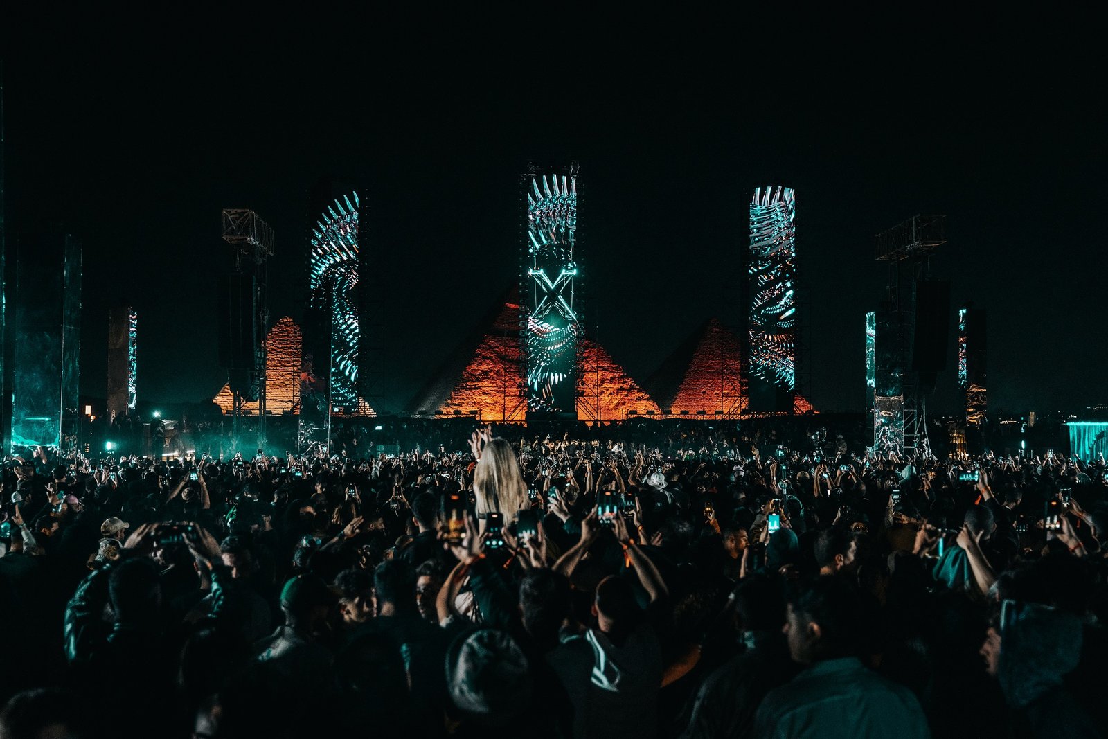 Press image for Starlight Festival near the Pyramids of Giza